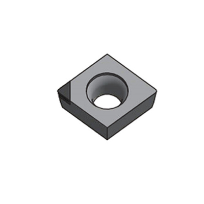 เม็ดมีดกลึงซีเอ็นซีแบบจัดทำดัชนี ISO เพชรโพลีคริสตัลไลน์ 80° เครื่องมือลบ เม็ดมีดไวเปอร์