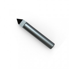 ดอกกัดปลายเดี่ยว PCD ความลึก 1 มม. ถึง 3.5 มม. Poly Crystalline Diamond End Mill