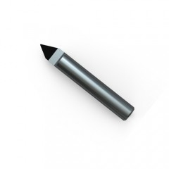 ดอกกัดปลายเดี่ยว PCD ความลึก 1 มม. ถึง 3.5 มม. Poly Crystalline Diamond End Mill