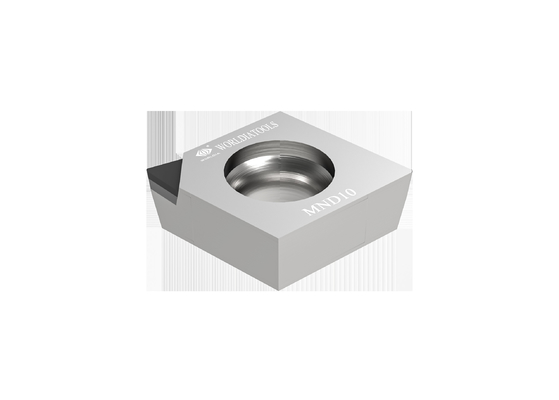 CCGT09T304 เครื่องมือกลึงคาร์ไบด์มาตรฐาน การกลึงเม็ดมีด PCD สำหรับอะลูมิเนียม
