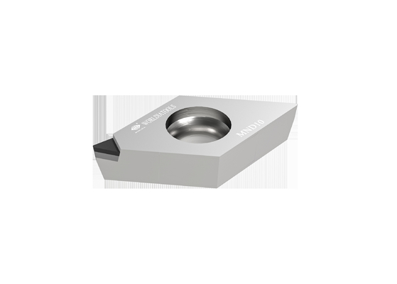DCGT11T308 เม็ดมีดกลึงคาร์ไบด์ PCD เม็ดมีดตัดสำหรับวัสดุที่ไม่ใช่เหล็ก