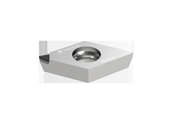 DCGT11T308 เม็ดมีดกลึงคาร์ไบด์ PCD เม็ดมีดตัดสำหรับวัสดุที่ไม่ใช่เหล็ก