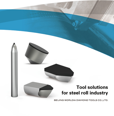 Rnga Round Pcd Cutting Inserts Blade Tool Hra85 For Cnc Carbide Steel Rolls Turning